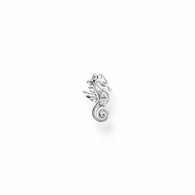 Thomas Sabo Charm Club Sterling Silver Seahorse Single Ear Stud