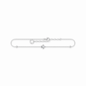 Thomas Sabo Charm Club Sterling Silver Turtle Anklet