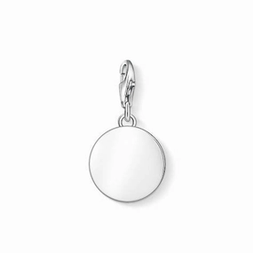 Thomas Sabo Charm Club Sterling Sliver Disc Charm D