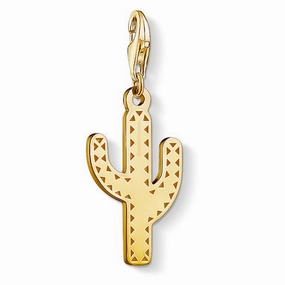 Thomas Sabo Charm Club Yellow Gold Cactus Charm D