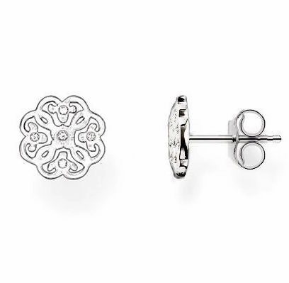 Thomas Sabo Earrings Glam & Soul Ear Studs Filigree Arabesque Silver