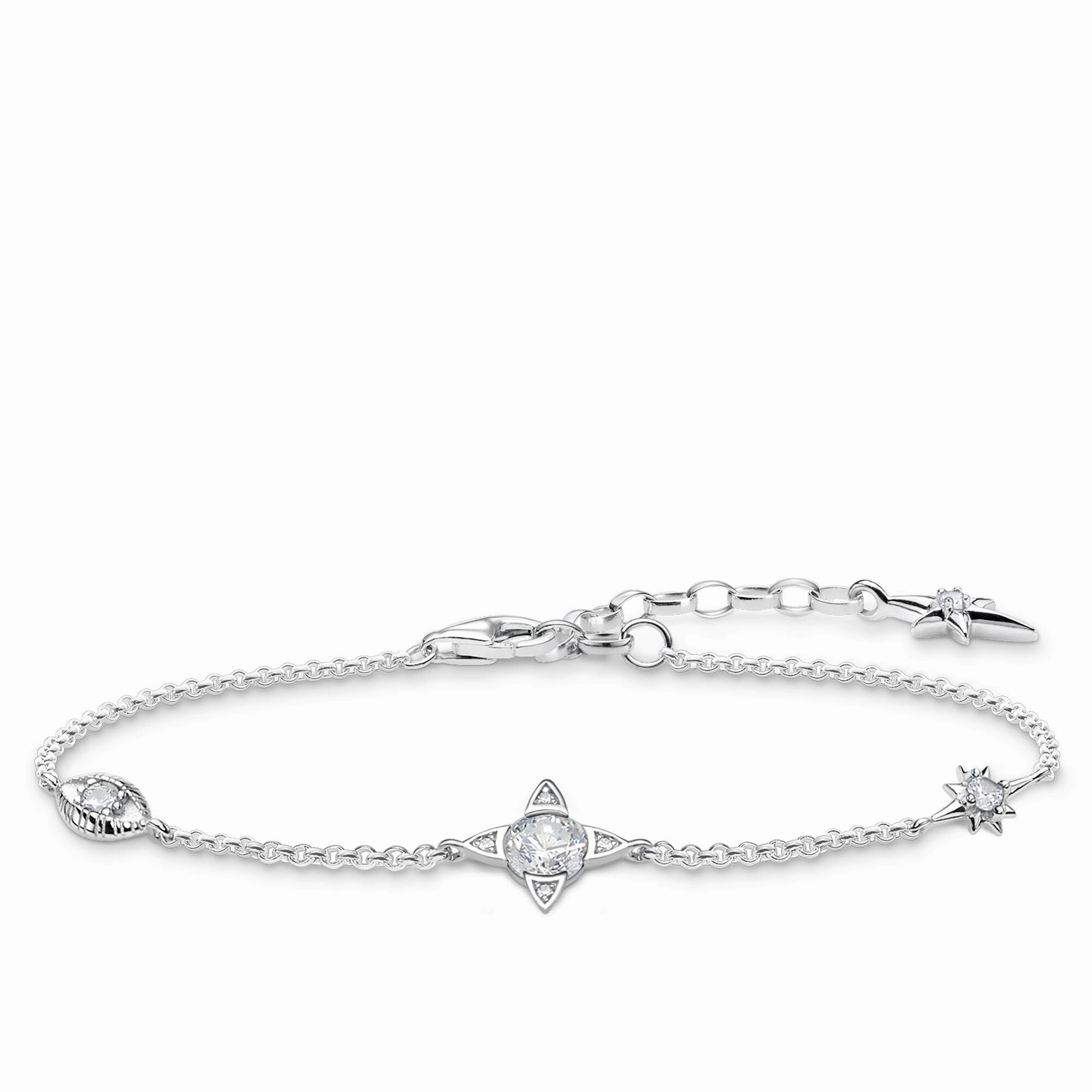 Thomas Sabo Glam & Soul Sterling Silver CZ Lucky Charms Bracelet