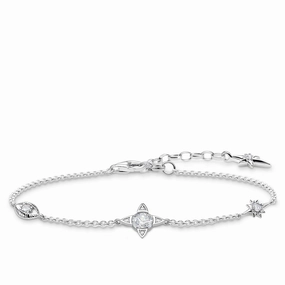 Thomas Sabo Glam & Soul Sterling Silver CZ Lucky Charms Bracelet