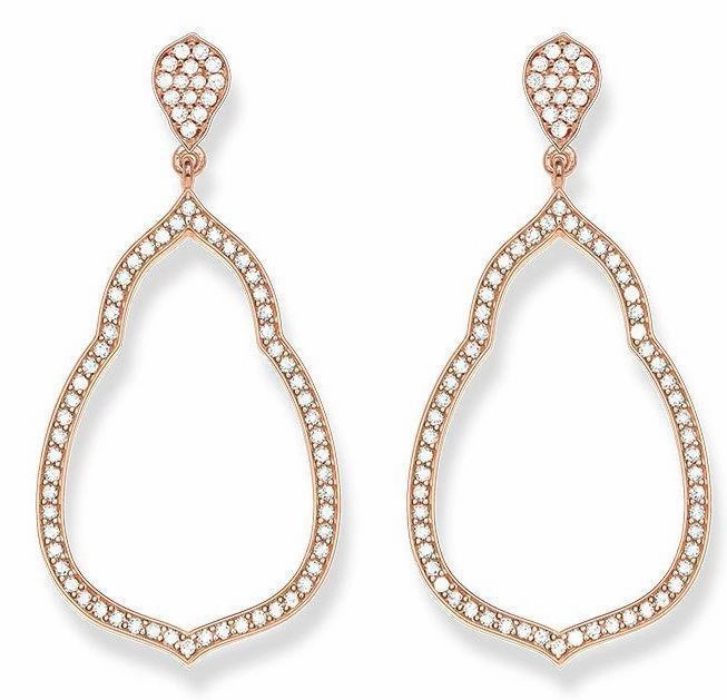 Thomas Sabo Glam And Soul Rose Gold Fatimas Earrings D