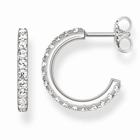 Thomas Sabo Glam And Soul Silver Hoop Earrings