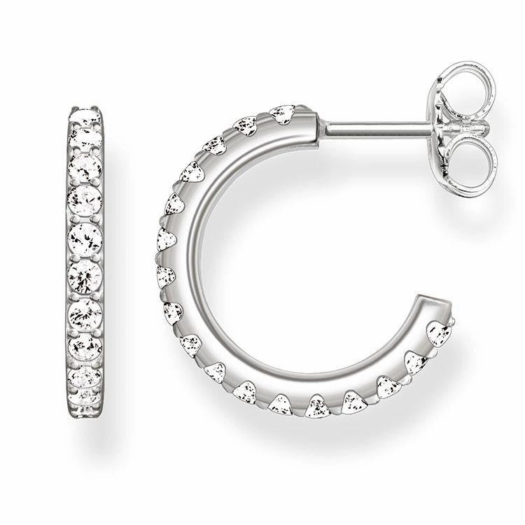 Thomas Sabo Glam And Soul Silver Hoop Earrings