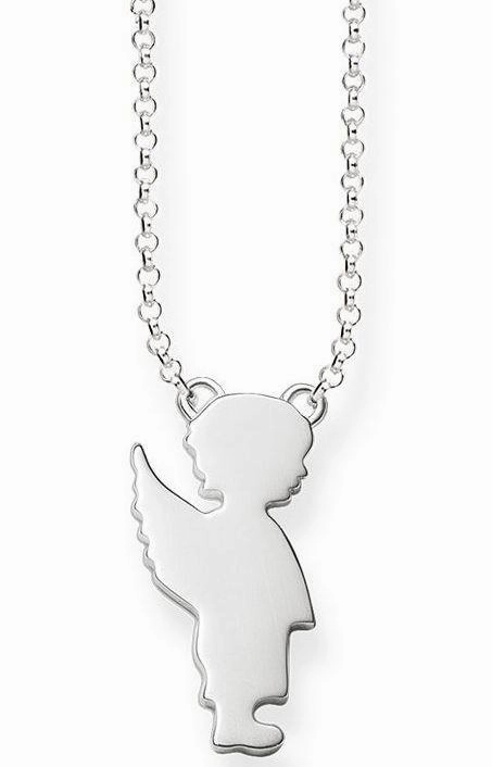 Thomas Sabo Glam And Soul Sterling Silver Boy Angel Necklace D