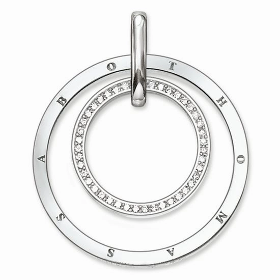 Thomas Sabo Glam and Soul Sterling Silver Circles Pendant