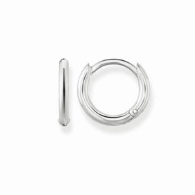 Thomas Sabo Glam And Soul Sterling Silver Classic Hoop Earrings