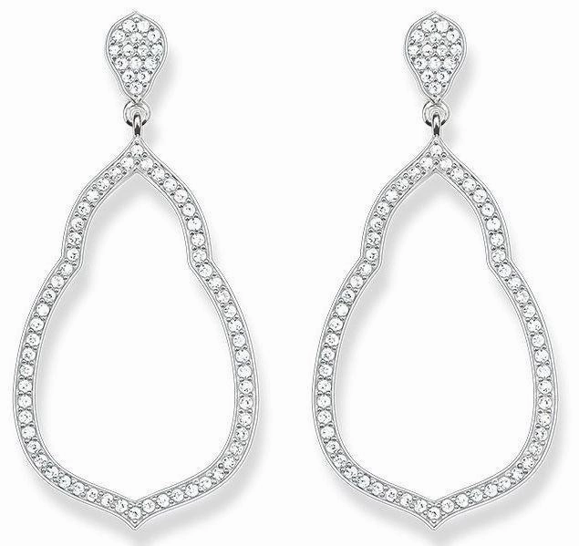 Thomas Sabo Glam And Soul Sterling Silver Fatima's Garden Earrings D