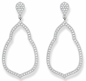 Thomas Sabo Glam And Soul Sterling Silver Fatima's Garden Earrings D