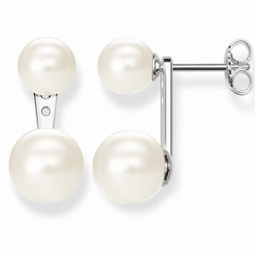 Thomas Sabo Glam And Soul Sterling Silver Freshwater Pearl Stud Earrings