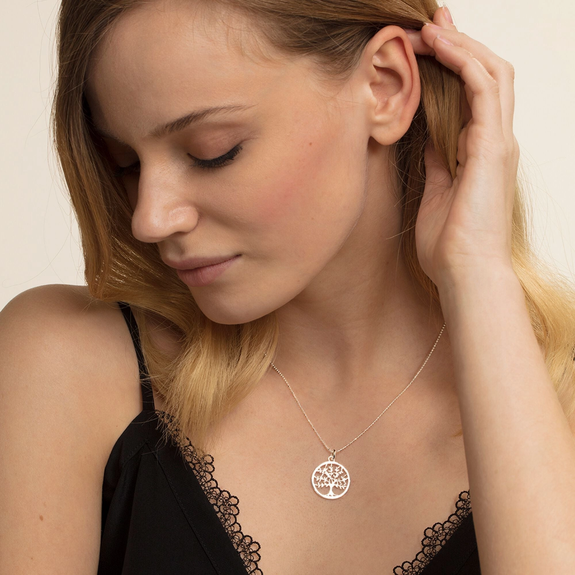 Thomas Sabo Glam And Soul Sterling Silver Tree Of Love Necklace