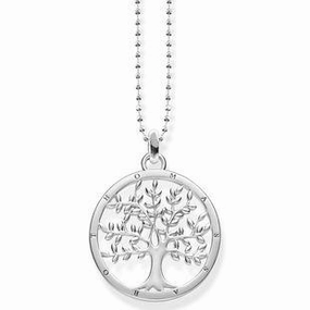 Thomas Sabo Glam And Soul Sterling Silver Tree Of Love Necklace