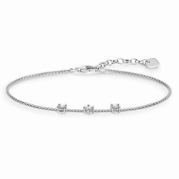 Thomas Sabo Glam And Soul Sterling Silver White Zirconia Bracelet D