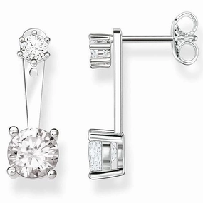 Thomas Sabo Glam And Soul Sterling Silver White Zirconia Stud Earrings