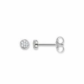 Thomas Sabo Glam And Soul Sterling Silver Zirconia Sparkling Circles Earrings