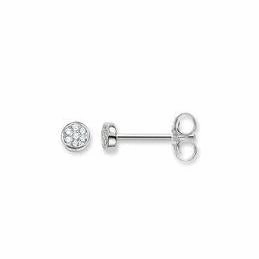 Thomas Sabo Glam And Soul Sterling Silver Zirconia Sparkling Circles Earrings