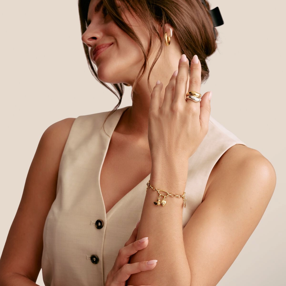 Thomas Sabo Gold Plated Duck Connect Charm