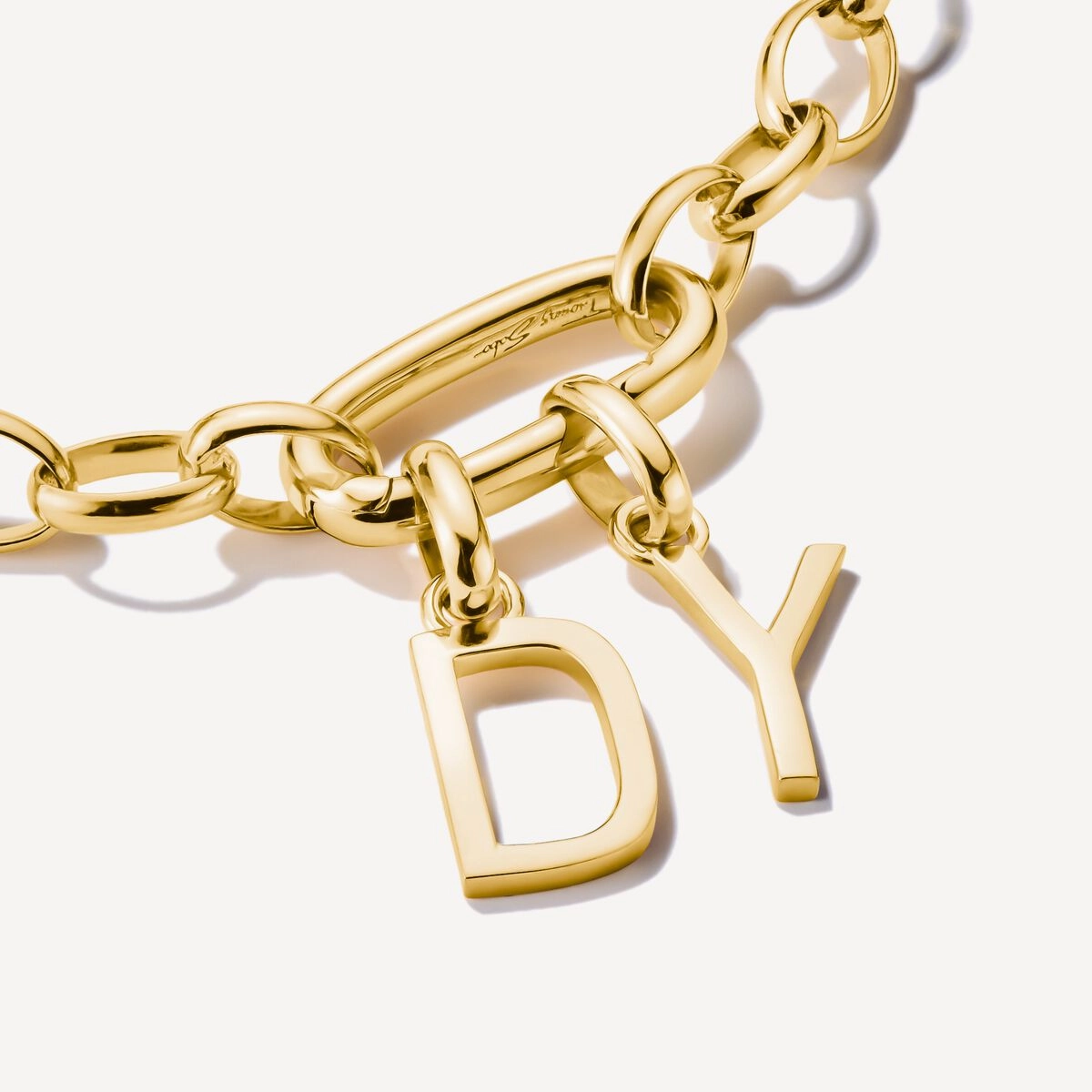 Thomas Sabo Gold Plated Letter D Connect Charm