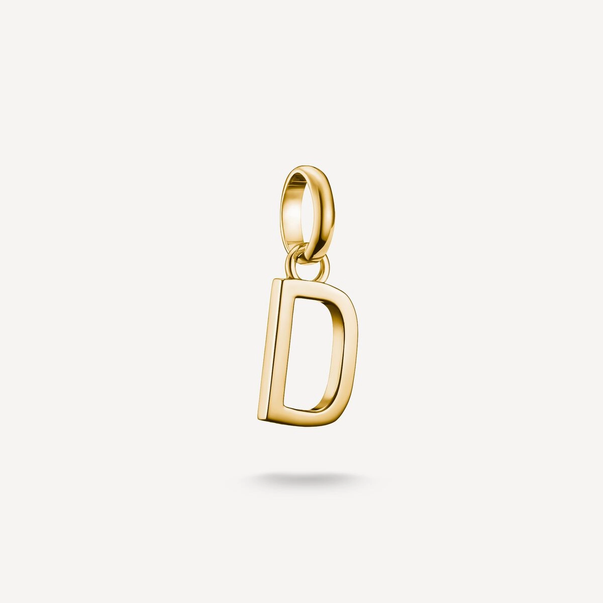 Thomas Sabo Gold Plated Letter D Connect Charm