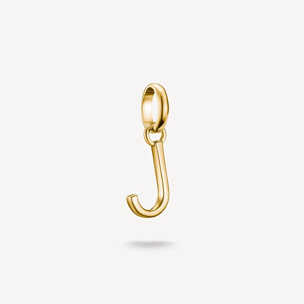 Thomas Sabo Gold Plated Letter J Connect Charm