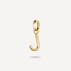 Thomas Sabo Gold Plated Letter J Connect Charm