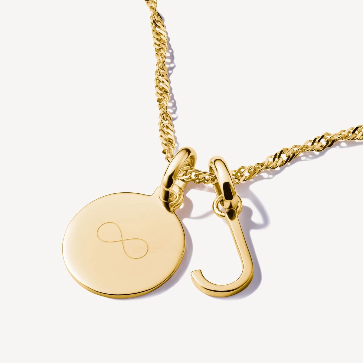 Thomas Sabo Gold Plated Letter J Connect Charm