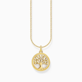 Thomas Sabo Gold Plated Sterling Silver Tree of Love Necklace
