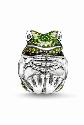 Thomas Sabo Karma Bead Green Frog Silver D