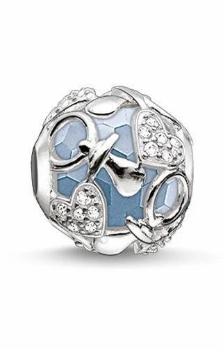 Thomas Sabo Karma Bead Sterling Silver Chalcedony Baby Boy Charm D