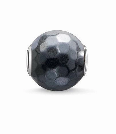 Thomas Sabo Karma Bead Sterling Silver Haematin Charm