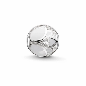 Thomas Sabo Karma Beads Enamel Lotus Blossom Charm