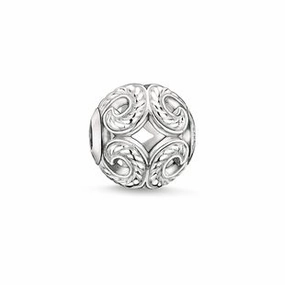 Thomas Sabo Karma Beads Sterling Silver Bead Wave Charm