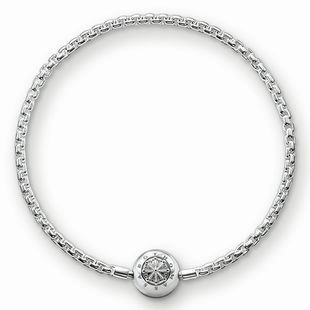 Thomas Sabo Karma Beads Sterling Silver Charm Bracelet 19cm
