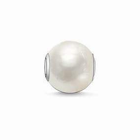Thomas Sabo Karma Beads Sterling Silver Freshwater Pearl Charm