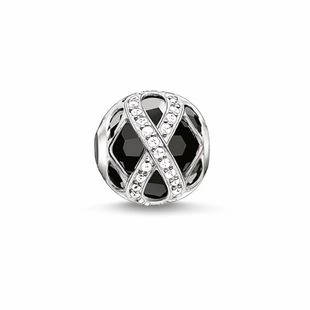 Thomas Sabo Karma Beads Sterling Silver Onyx Black Infinity Charm