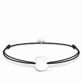 Thomas Sabo Little Secrets Sterling Silver Black Disk Bracelet D