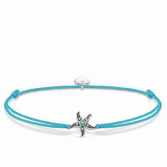 Thomas Sabo Little Secrets Sterling Silver Blue Starfish Bracelet