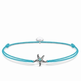 Thomas Sabo Little Secrets Sterling Silver Blue Starfish Bracelet
