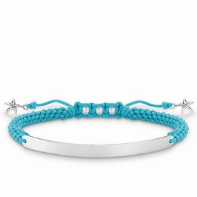 Thomas Sabo Love Bridge Sterling Silver Starfish Blue Bracelet D
