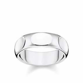 Thomas Sabo Rebel at Heart Sterling Silver Minimalist Ring