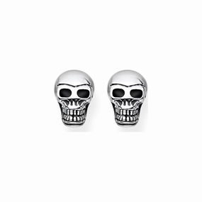 Thomas Sabo Rebel At Heart Sterling Silver Skull Stud Earrings