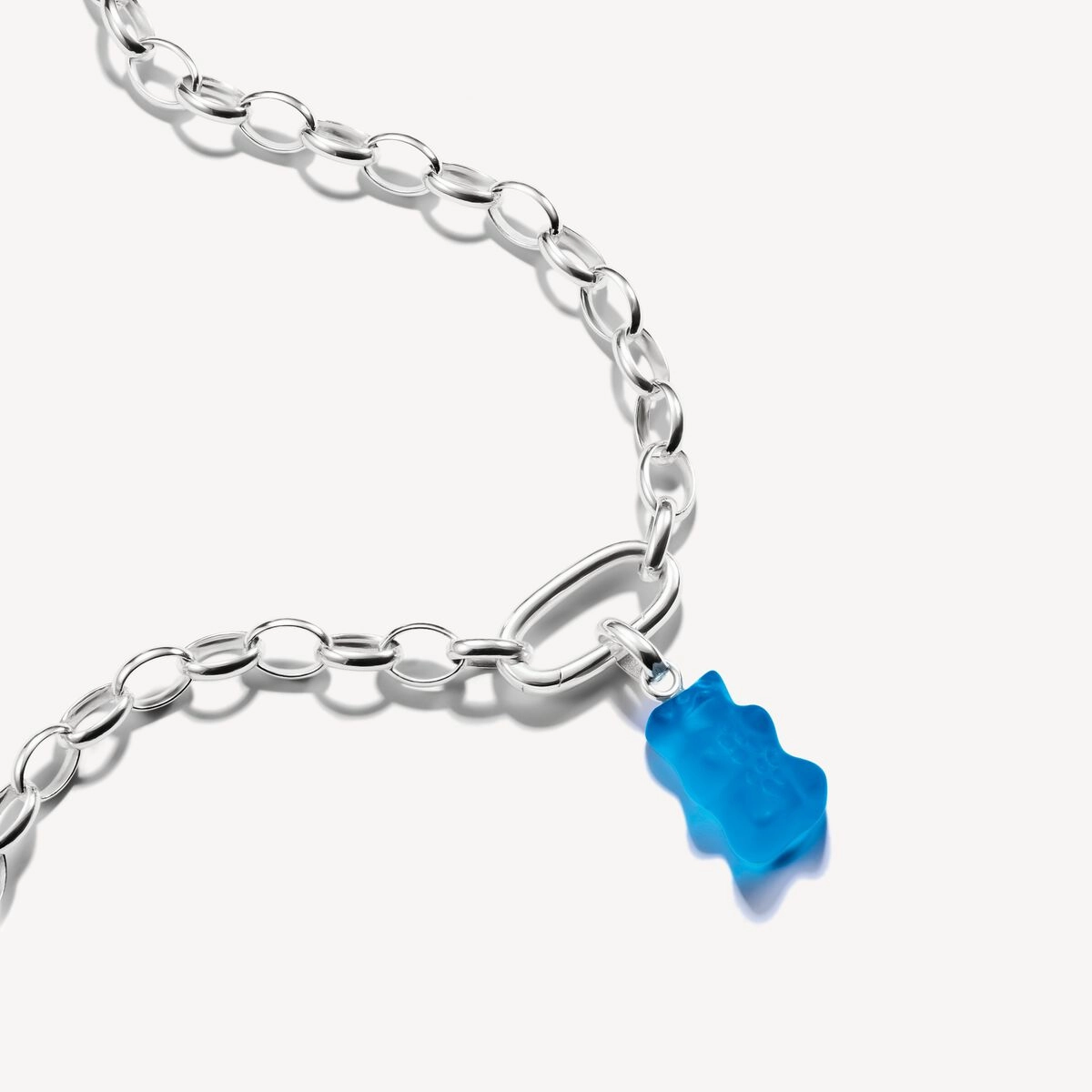 Thomas Sabo Sterling Silver Blue Haribo Bear Connect Charm