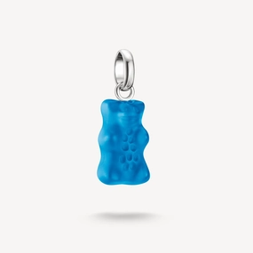 Thomas Sabo Sterling Silver Blue Haribo Bear Connect Charm