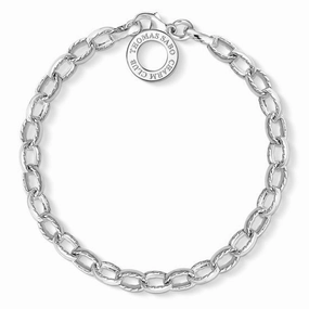 Thomas Sabo Sterling Silver Charm Club Bracelet 18cm