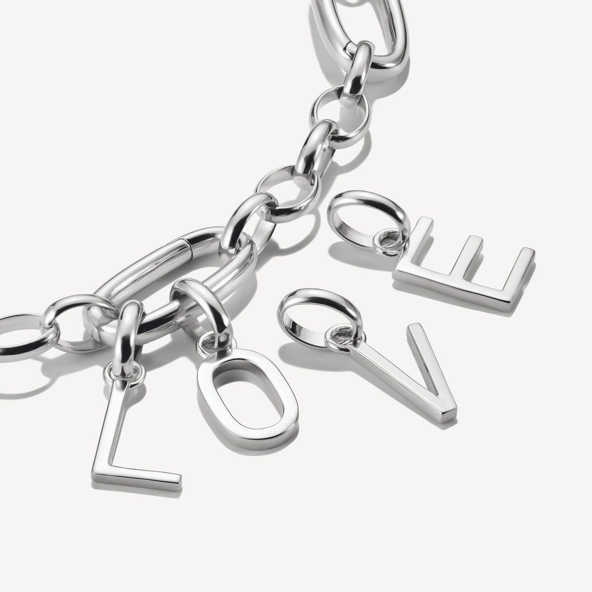 Thomas Sabo Sterling Silver Letter E Connect Charm