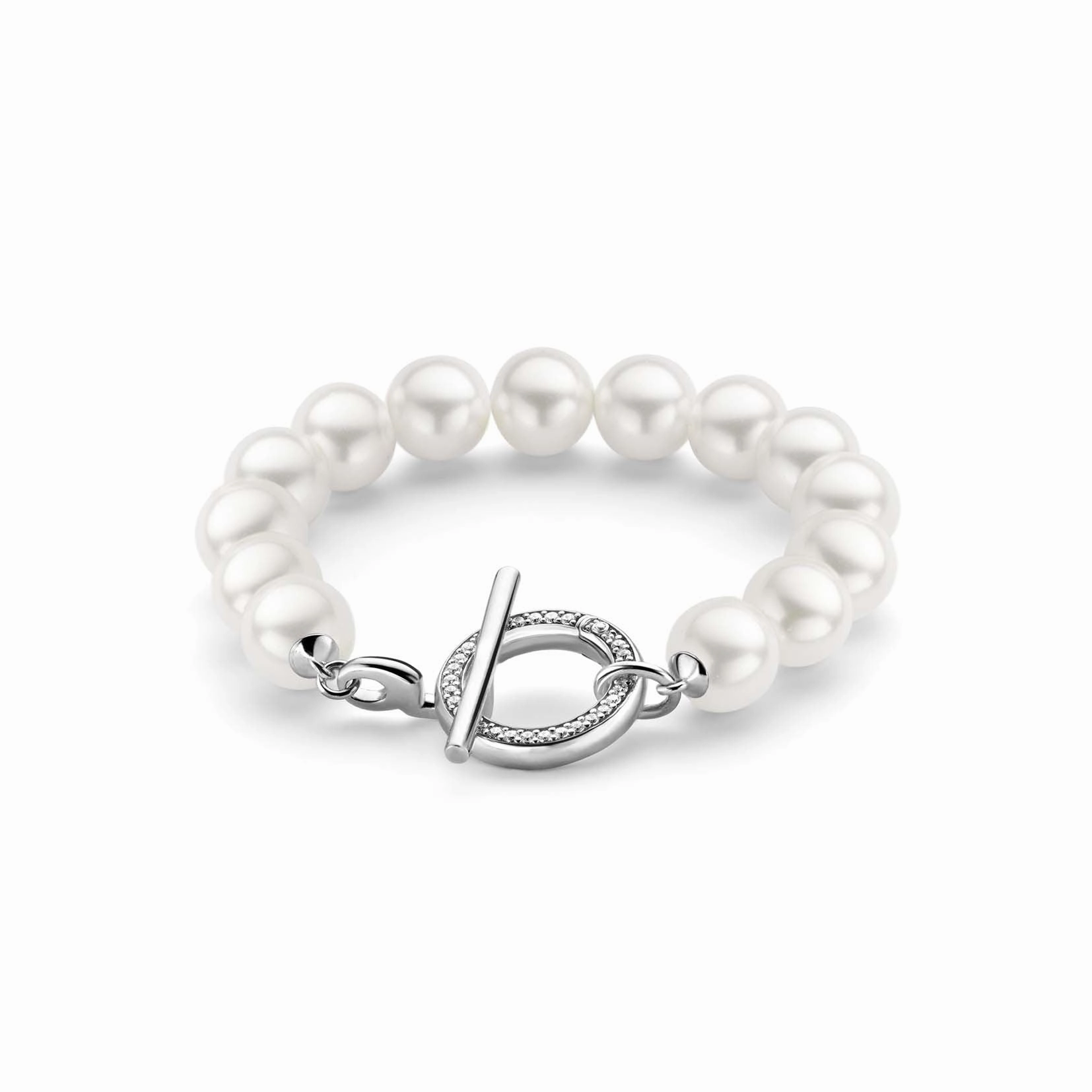 Ti Sento Bracelet Silver And Pearl