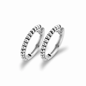 Ti Sento Earrings Hoop Silver Bobble