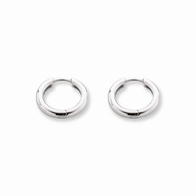 Ti Sento Earrings Hoop Silver Plain 7210SI
